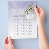 Pet Care Sitzen Baden Grooming Beauty Salon Katze Flyer (Hand)