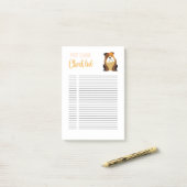 PET CARE TO DO LIST POST-IT KLEBEZETTEL (Auf Schreibtisch)