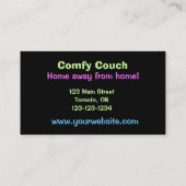 Pet Care Visitenkarte Drucke schwarz (Rückseite)