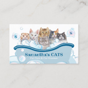 Pet Care Wellness-Center Salon Sitzplatz Badewanne Visitenkarte