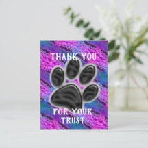 Pet Caregiver Stripe Dog Paw Kundenempfehlung