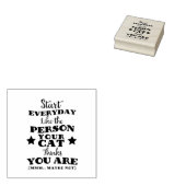 Pet Cat Funny Zitat Gummistempel (Stempel)