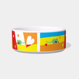 Pet CAT Medium Bowl "Esst trinken und sei Furry!" Napf