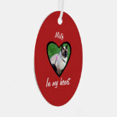 Pet Cat Tribute / Memorial anpassen Ornament Aus Metall (Vorderseite Rechts)