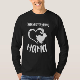 Pet Checkered Riant Mama Rabbit Eigentümerin Mutte T-Shirt