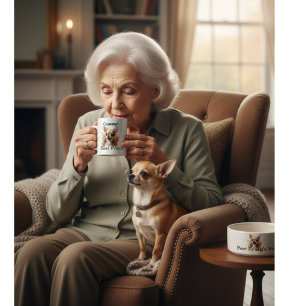 Pet Chihuahua/Grammy's Personalize Coffee Tasse