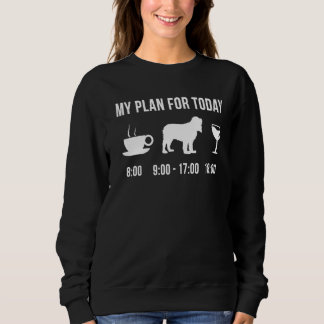 Pet Cocker Spaniel Hund Welpe meinen Plan für heut Sweatshirt