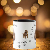  Pet Cocker Spaniel Paws Brown Personalize Tasse