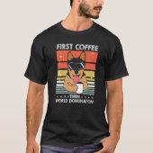 Pet Coffee Breed  Australian Cattle Dog T-Shirt (Vorderseite)