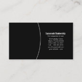 Pet Companion Schwarz-weißer QR-Code für benutzerd Visitenkarte (Vorderseite)