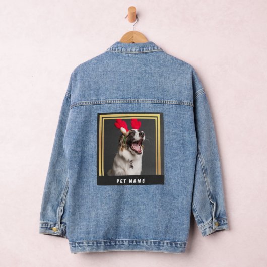 Pet Custom Foto Denim Jeansjacke (Hangar)