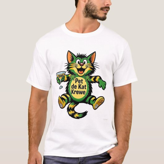 pet de kat one love 2026  T-Shirt (Vorderseite)