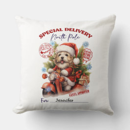 Pet Dog Cute Puppy Christmas Throw Pillow Kissen