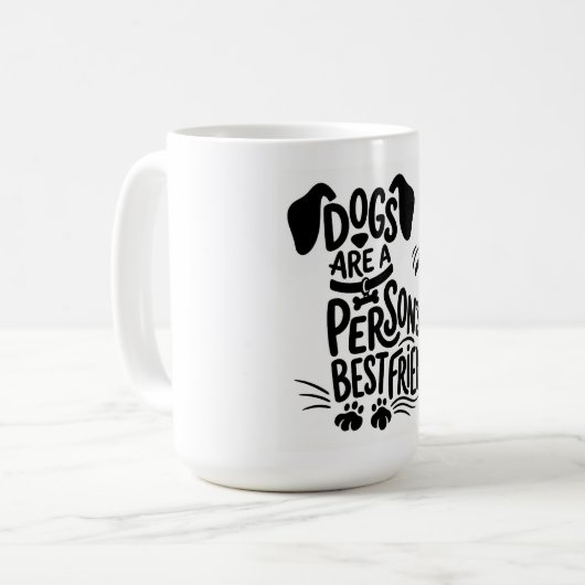 Pet dog kaffeetasse (Vorderseite Links)