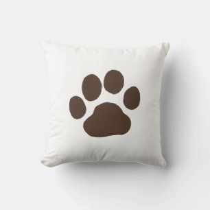 Pet Dog Paw Print Cool Canine Lover Kissen