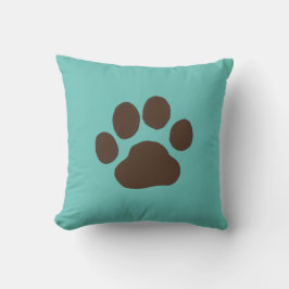 Pet Dog Paw Print | Cool Canine Lover Kissen