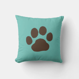 Pet Dog Paw Print   Cool Canine Lover Kissen