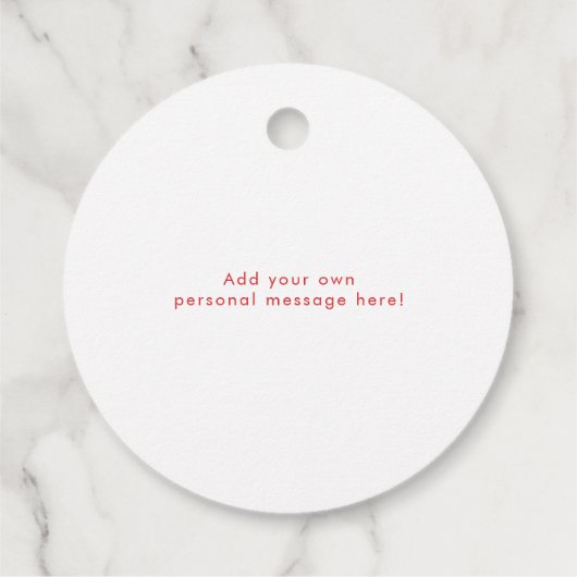 Pet Dog Paws Weihnachtsfeiertag Weihnachtsgeschenk Geschenkanhänger (Rückseite)