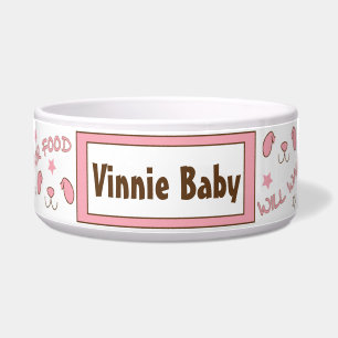 Pet DOG Pink Bowl Large "Play for Food" Napf