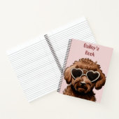 Pet Dog Puppy Journal Spiral Notebook Notizblock (Innenseite)