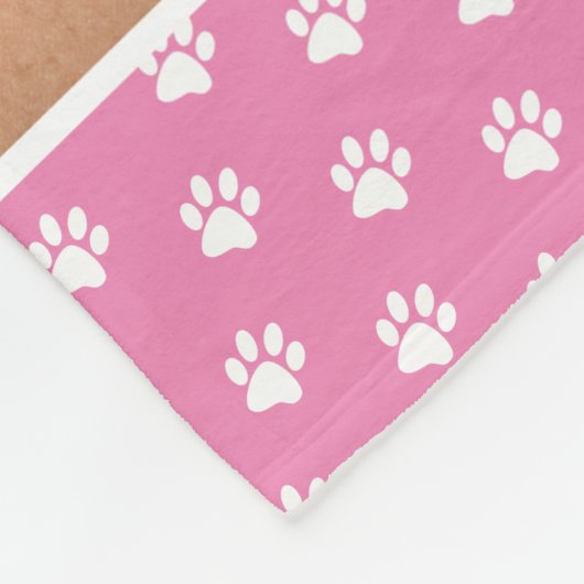 Pet-Dogenname für individuell anpassbare Fotocolla Fleecedecke (Ecke)