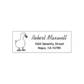 Pet Duck Goose Return Address 2 Permastempel (Design)