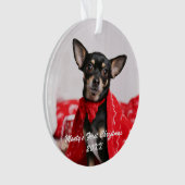 Pet First Christmas Ornament (Vorderseite)