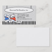 Pet Foods Business Bone Appetit! Platinum Visitenkarte (Vorne/Hinten)