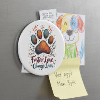 Pet Foster Magnet für Tierschützer