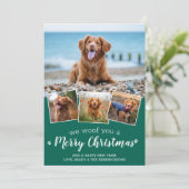 Pet Foto 2025 Kalender Woof Sie Frohe Weihnachten (Stehend Vorderseite)