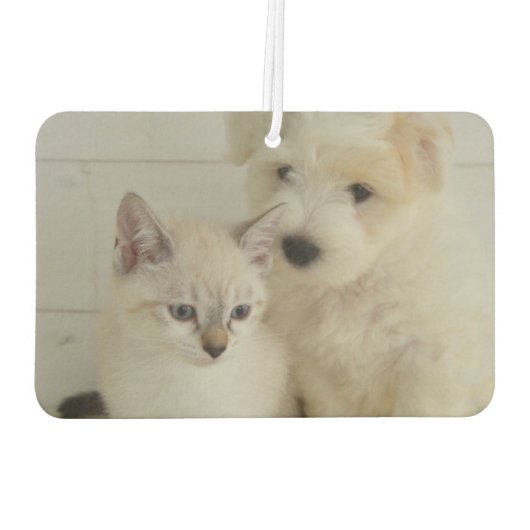 Pet-Foto Autolufterfrischer (Rückseite)