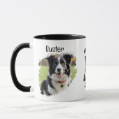 Pet Foto Border Collie personalisieren Tasse (Links)