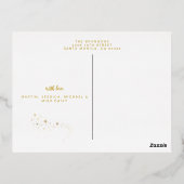 Pet Foto Frohe Weihnachtsfeiertage Postkarte (Rückseite)