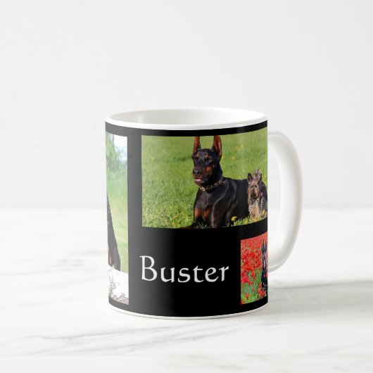 Pet-Foto-Geschenk anpassen Dog-Katze anpassen Kaffeetasse (VorderseiteRechts)
