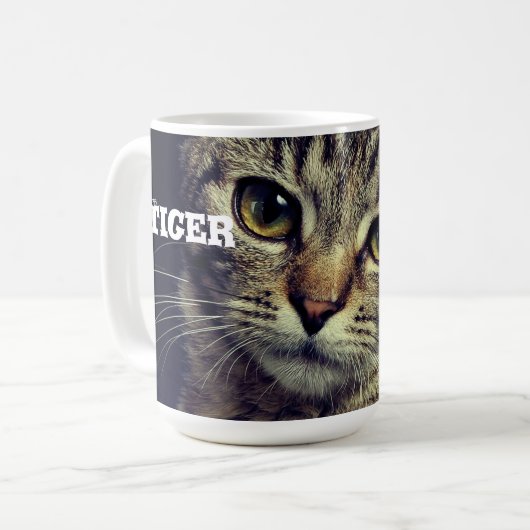 Pet-Foto hochladen Kaffeetasse (Vorderseite Links)