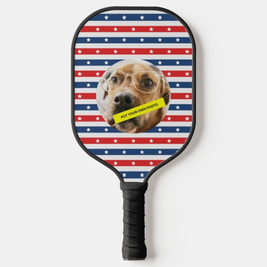 Pet-Foto individuell angepasst Pickleball Schläger (Vorderseite)