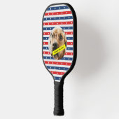 Pet-Foto individuell angepasst Pickleball Schläger (Links)