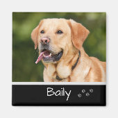 Pet-Foto individuell anpassen Magnet (Vorne)