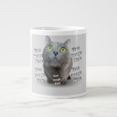 PET-Foto ✨ Jumbo-Tasse (Vorderseite)