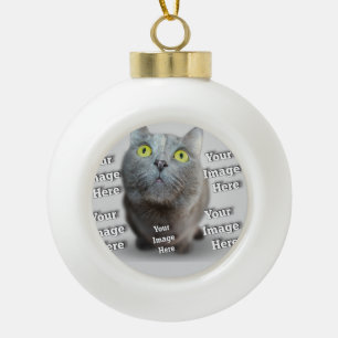 PET-Foto ✨ Keramik Kugel-Ornament