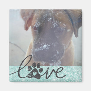Pet Foto Liebe Personalize - GraphicLoveShop Magnet