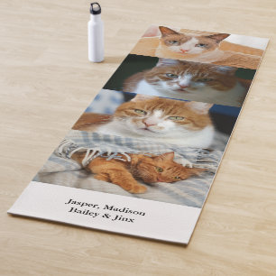 Pet-Foto-Namen Yoga Mat Yogamatte
