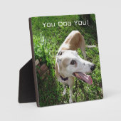 Pet Foto Plaque mit Easel Fotoplatte (Vorderseite)