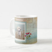 PET-FOTO-TEXTURED-HINTERGRUNDKAFFEE KAFFEETASSE (Vorderseite Links)