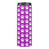 Pet-Foto und Paw-Druck Thermosbecher (Rückseite)