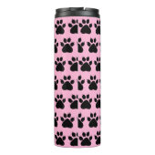 Pet-Foto und Paw-Druck Thermosbecher (Rückseite)