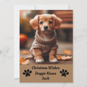 Pet Foto Weihnachtskarte