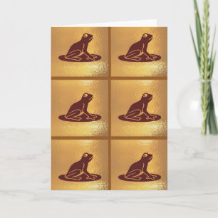 Pet Frog Muster : Golden Base Karte