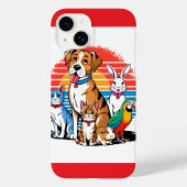 Pet Gathering Cartoon Case-Mate iPhone Hülle