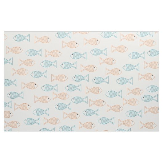 Pet Goldfish/ Koi Carp Fish Print Pattern Stoff (Yard (91,4 cm))